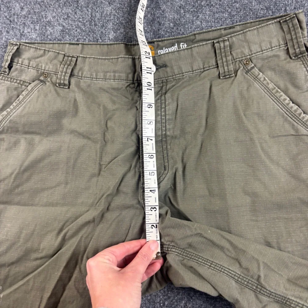CARHARTT Men’s Relaxed Fit Army Green Shorts size: 38